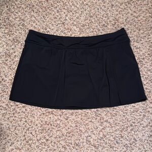 Croft & Barrow Black Swim Skirt